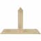 Ekena Millwork Portland Rough Sawn Timber Gable Bracket, Douglas Fir, 48"W x 32"H x 2"D x 6"F, 16/12 Pitch GBW048X32X0206POR00RDF - alternate 1